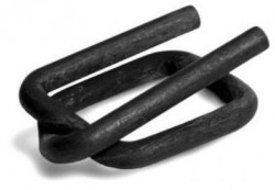 Viazacia spona pre polyest.pásku PES šírka 16mm,drôtená fosfátová/1000ks/