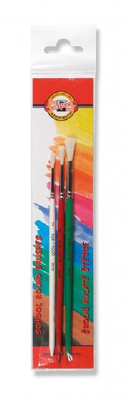 Sada štetcov 2-4-6 guľaté