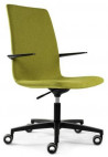 Kancelárska stolička Kona, celočalúnená, zelená BN29
