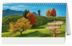 Stolový kalendár riadkový - Spoznávame Slovensko 2025