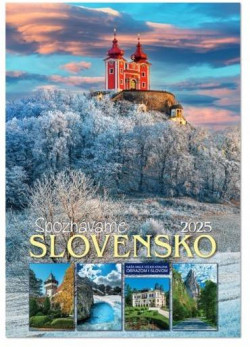Nástenný kalendár Spoznávame Slovensko 2025