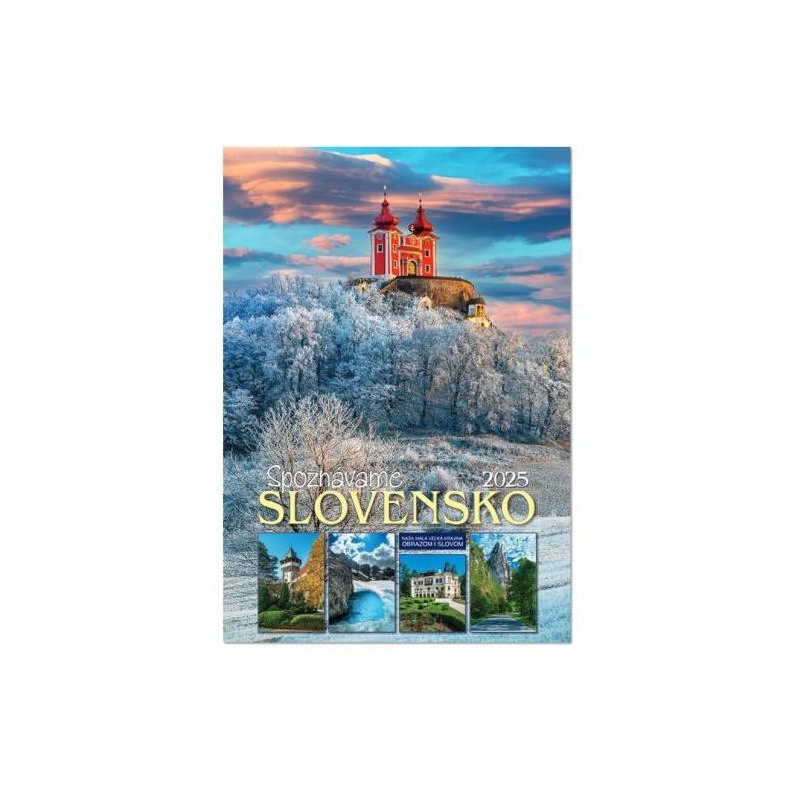 Nástenný kalendár Spoznávame Slovensko 2025