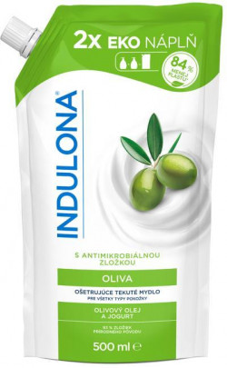 Tekuté mydlo INDULONA náhradná náplň 500 ml Oliva