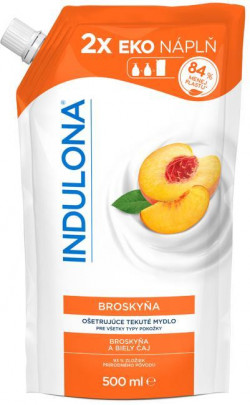 Tekuté mydlo INDULONA náhradná náplň 500 ml Broskyňa