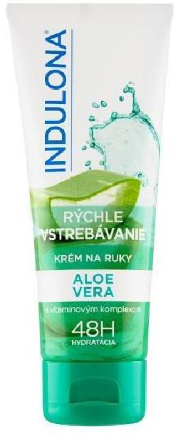 Indulona krém na ruky Aloe Vera 50 ml rýchle vstrebávanie