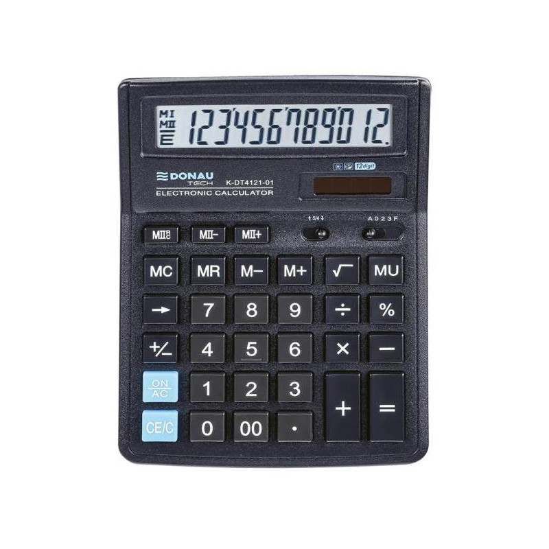 Kalkulačka Donau Tech K-DT4121 čierna