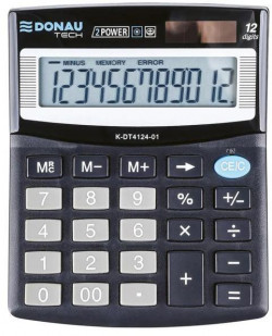 Kalkulačka Donau Tech K-DT4124 čierna