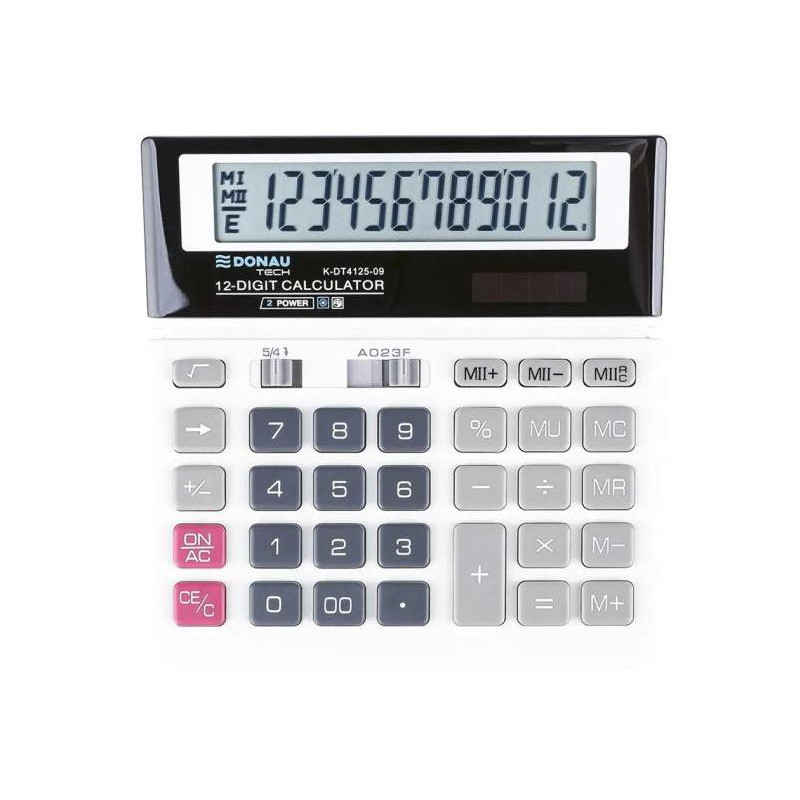 Kalkulačka Donau Tech K-DT4125 biela