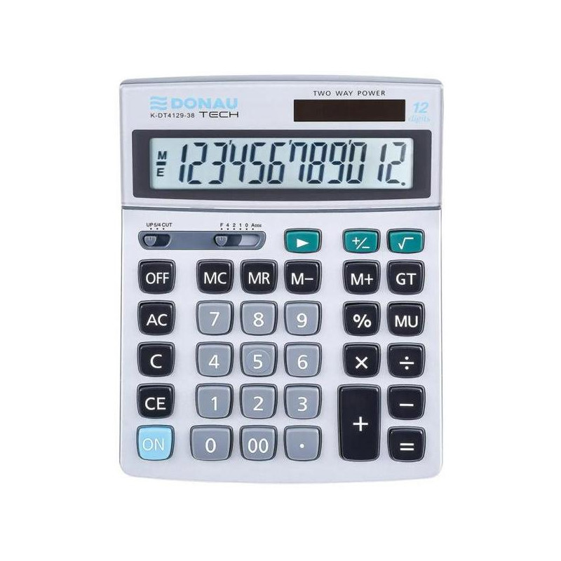 Kalkulačka Donau Tech K-DT4129 strieborná