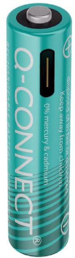 Batérie Q-CONNECT AAA mikrotužkové nabíjateľné USB-C 4 ks