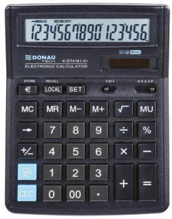 Kalkulačka Donau Tech K-DT4161 čierna