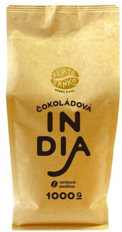 Káva zrnková Zlaté Zrnko India 100% arabica 1kg