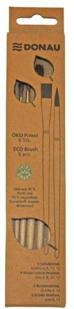 Sada štetcov DONAU Nature 6 ks