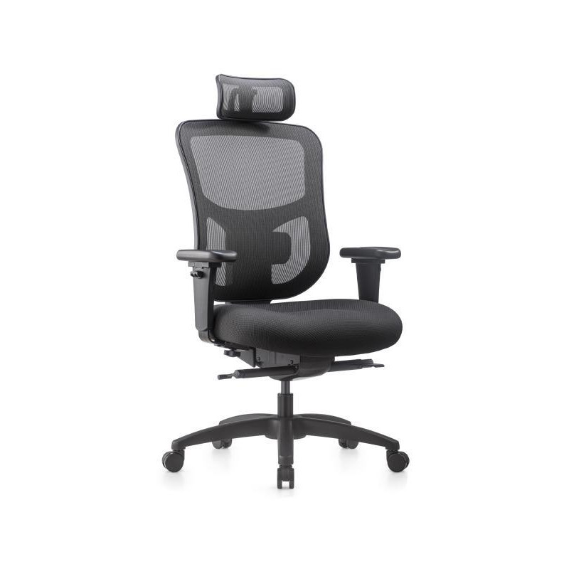 Kancelárska stolička Natus Q24, čierna