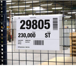 Závesné vrecko s drôteným vešiakom a klopou na šírku A4, 50ks, transparentné Vrecko na dokumenty z polypropylénovej fólie A4