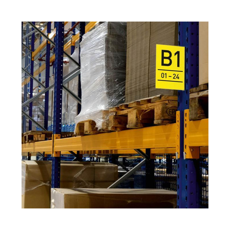 Magnetické značenie uličky A5, na výšku, transparentné Magnetické značenie uličky