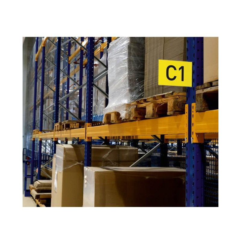 Magnetické značenie uličky A5, na šírku, transparentné Magnetické značenie uličky