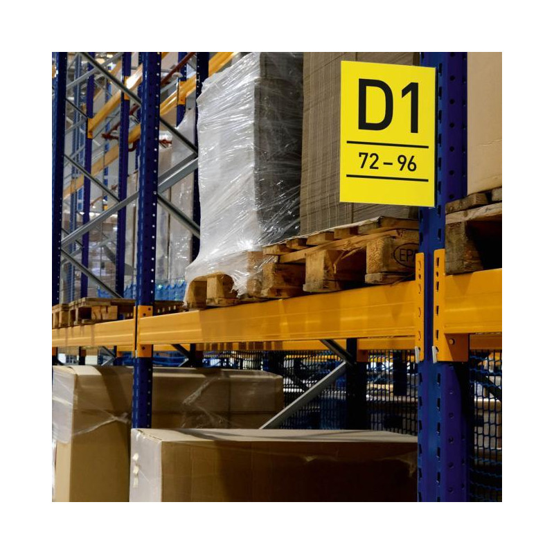 Magnetické značenie uličky A4, na výšku, transparentné Magnetické značenie uličky