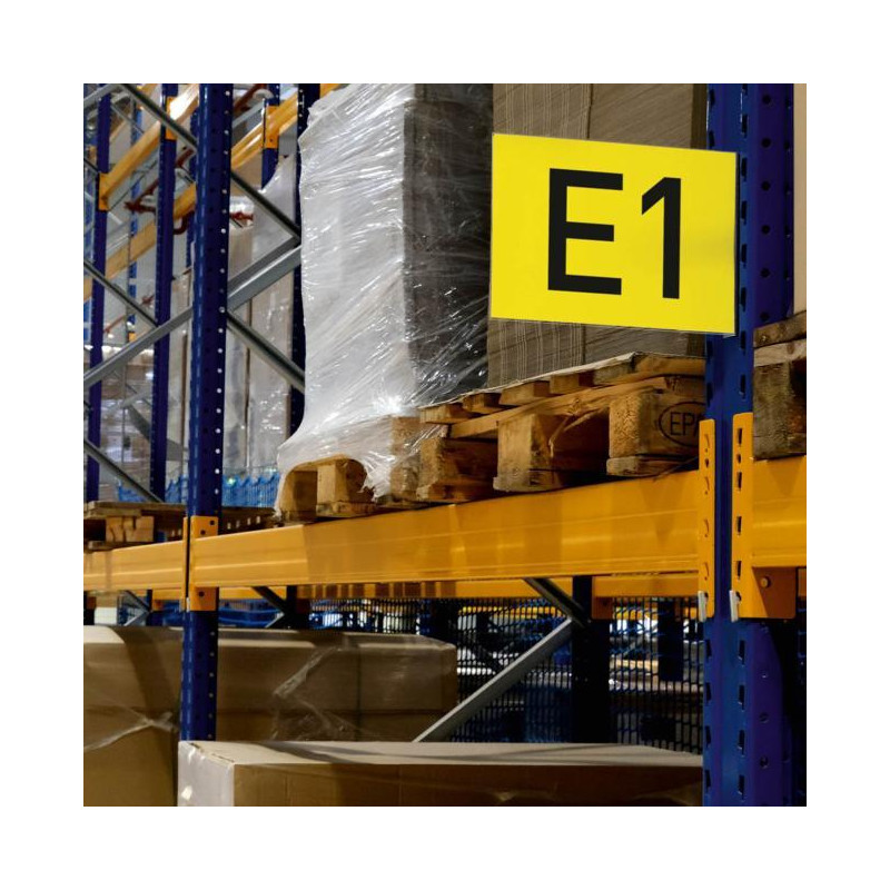 Magnetické značenie uličky A4, na šírku, transparentné Magnetické značenie uličky