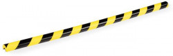 Ochrana rohov profil C25R, žlto-čierna, magnetická Magnetický, flexibilný profil na ochranu rohov