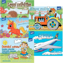 Maľovanka A5 mix motívov