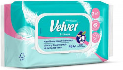 Vlhčený toaletný papier Velvet Intima 48ks