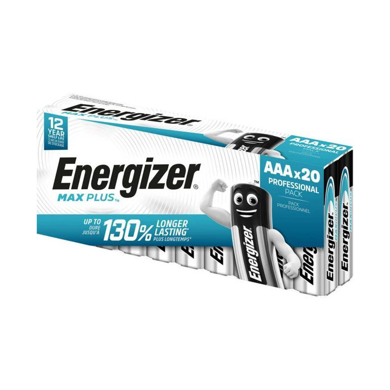 Batéria Energizer Max Plus AAA alkalická mikrotužková 20 ks
