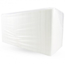 Papierové servítky 1-vrstvové 33x33cm biele 500ks