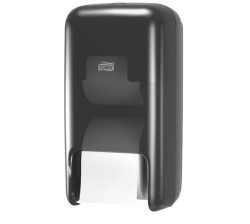 Zásobník na 2 kotúče bezdutinkového toaletného papiera Tork OptiServe, čierny T7