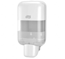 Mini zásobník na mydlá a dezinfekčné prostriedky Tork, biely S5