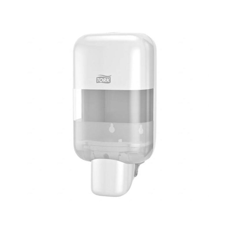 Mini zásobník na mydlá a dezinfekčné prostriedky Tork, biely S5