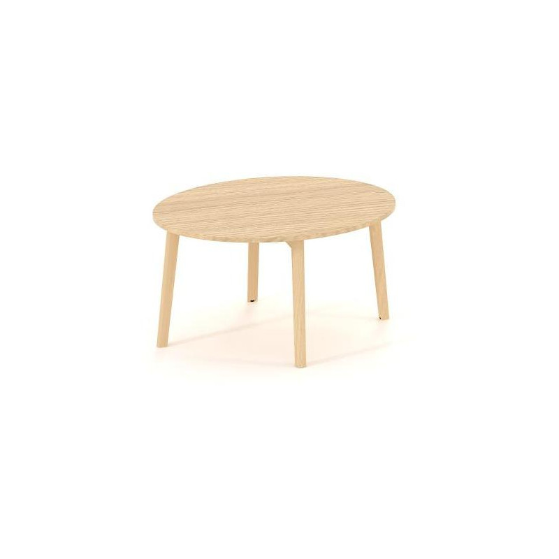 Konferenčný stolík ROOT okrúhly, ⌀90/v,47,7cm, dub