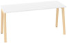 Pracovný stôl ALFA ROOT 160x80cm, biely