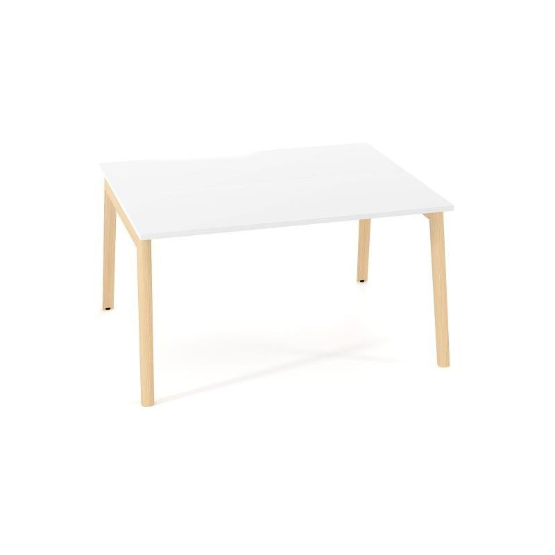 Pracovné stoly Bench ALFA ROOT 140x160cm, biely