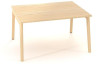 Pracovné stoly Bench ALFA ROOT 140x160cm, dub