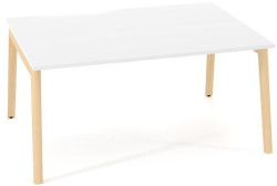 Pracovné stoly Bench ALFA ROOT 160x160cm, biely