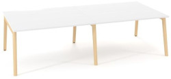 Pracovné stoly Bench ALFA ROOT 280x160cm, biely
