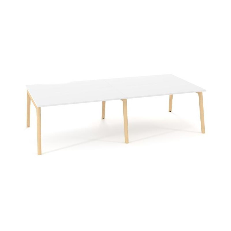 Pracovné stoly Bench ALFA ROOT 280x160cm, biely