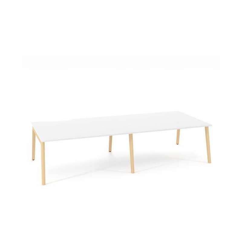 Pracovné stoly Bench ALFA ROOT 320x160cm, biely