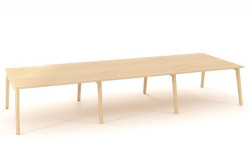 Pracovné stoly Bench ALFA ROOT 420x160cm, dub