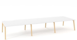 Pracovné stoly Bench ALFA ROOT 480x160cm, biely