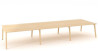 Pracovné stoly Bench ALFA ROOT 480x160cm, dub