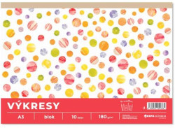 Výkresy 180g, A3 10 ks v bloku