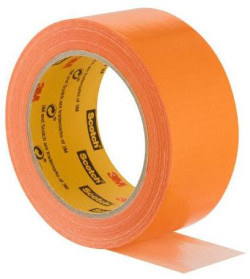 Opravná páska Scotch,s vysokou viditeľnosťou, 25m x 48mm, oranžová Lepiaca páska typu duct na všeobecné použitie pri opravách, k
