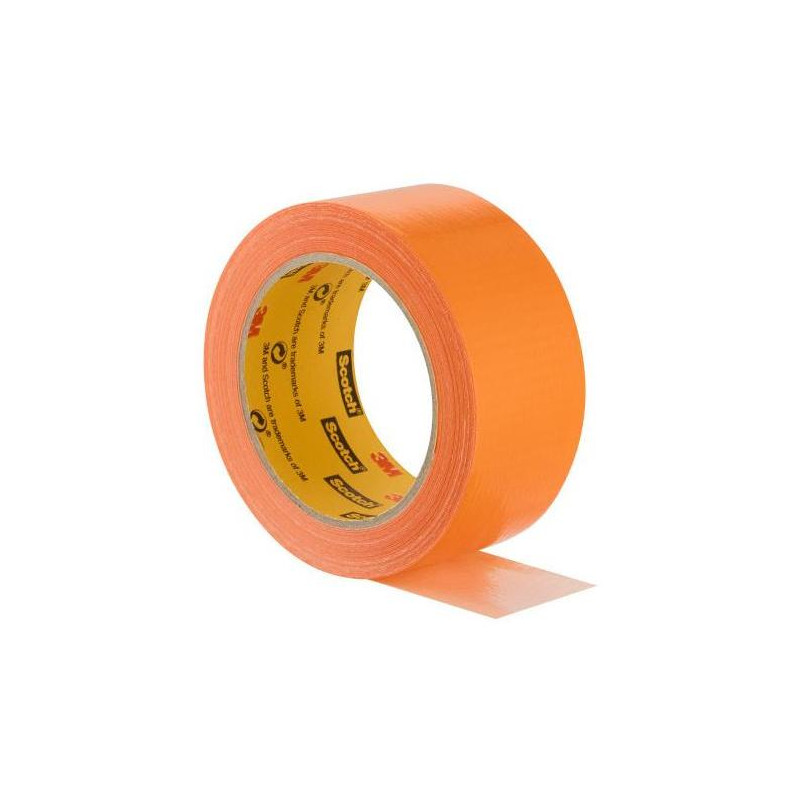 Opravná páska Scotch,s vysokou viditeľnosťou, 25m x 48mm, oranžová Lepiaca páska typu duct na všeobecné použitie pri opravách, k