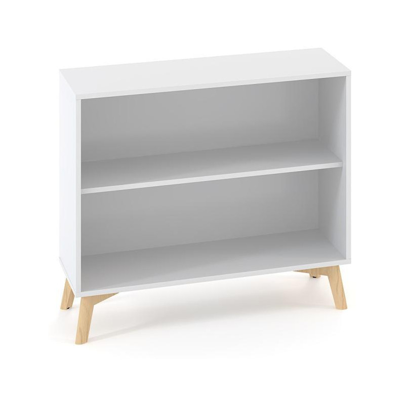 Policová skriňa ALFA ROOT nika, 1 polica, 100x45x88,7cm, biela