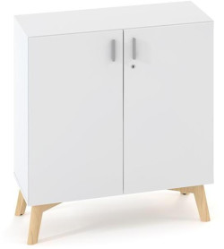 Policová skriňa ALFA ROOT, 1 polica, 80x47x88,7cm, biela