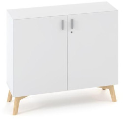 Policová skriňa ALFA ROOT, 1 polica, 100x47x88,7cm, biela