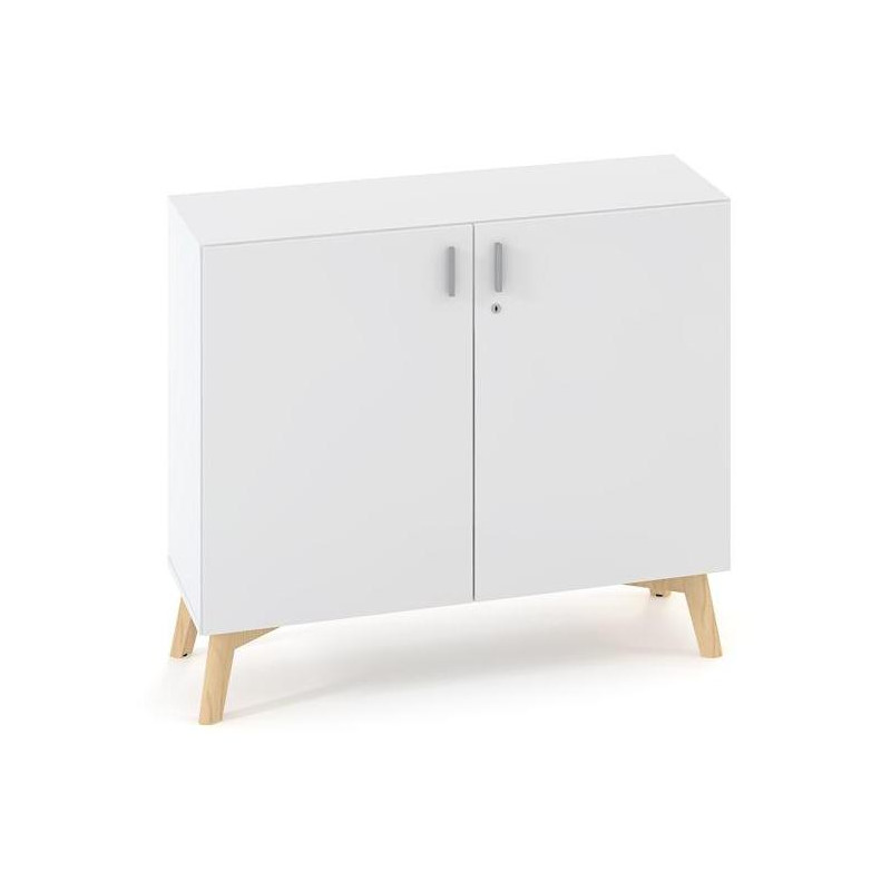 Policová skriňa ALFA ROOT, 1 polica, 100x47x88,7cm, biela