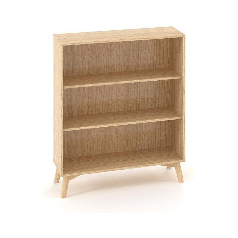 Policová skriňa ALFA ROOT nika, 2 police, 100x45x121,5cm, dub